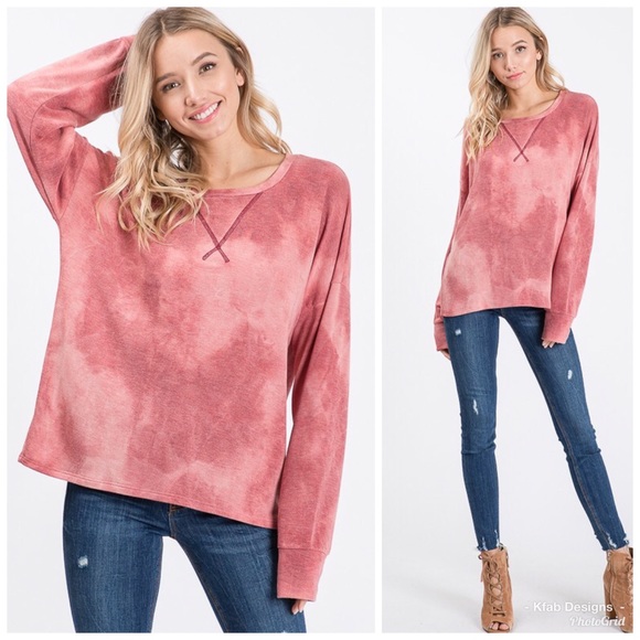 πLAST 3! Brick Tye Dye Pullover Sweatshirt! - Picture 2 of 8